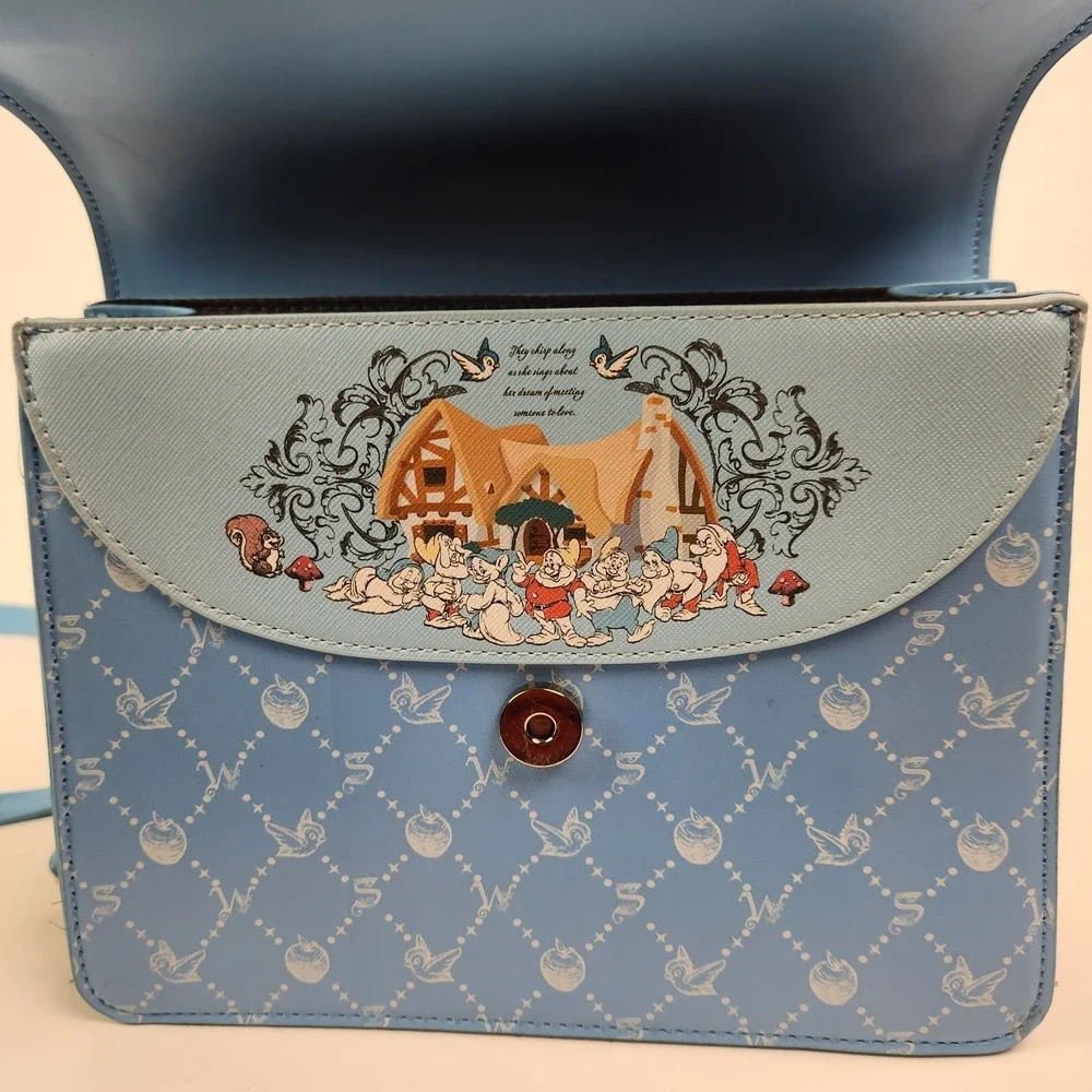 Danielle Nicole Disney Snow White Storybook Crossbody Handbag Purse - Picture 4 of 6